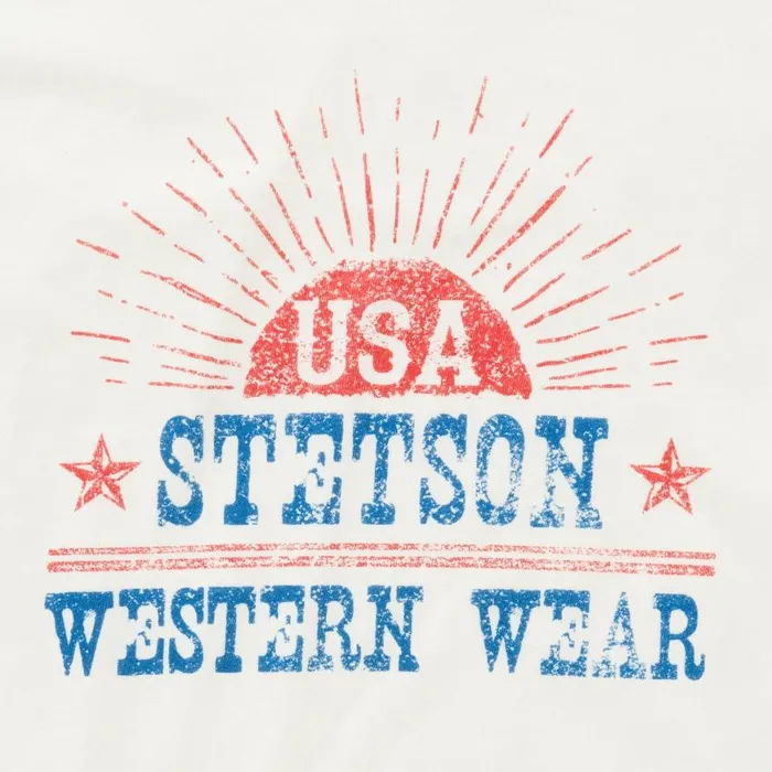 Sunrise Graphic Tee White Women Stetson Tees