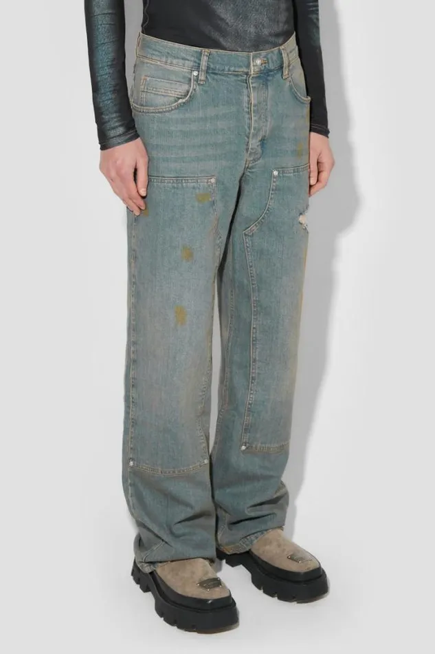 Sunrise Wash Carpenter Denim Trousers Blue Men MISBHV Trousers