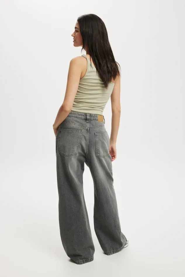 Super Baggy Jean Shadow Grey Women Cotton On Pants Super Baggy Jean Shadow Grey Women Cotton On Pants