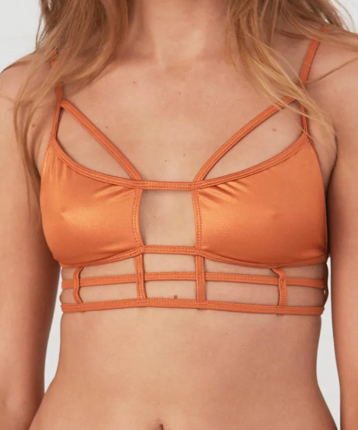 SUPERMAN BODICE GOLD Women One Teaspoon Intimates