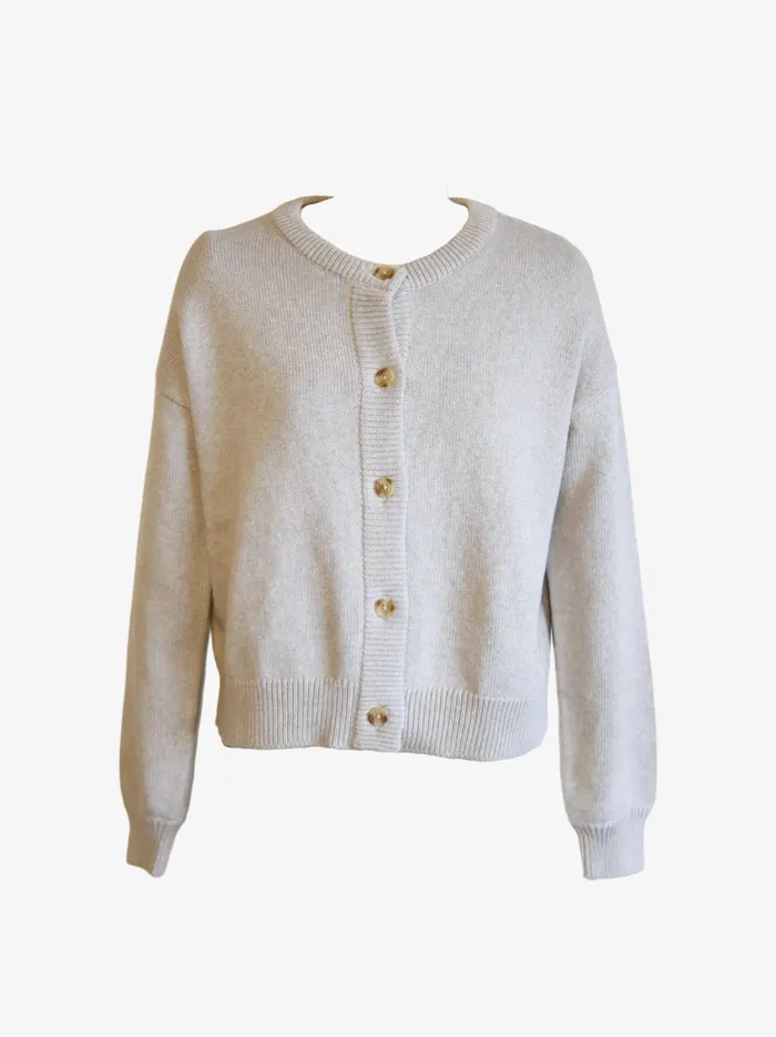 Sweaters Able Women Willow Classic Cardigan Chalk