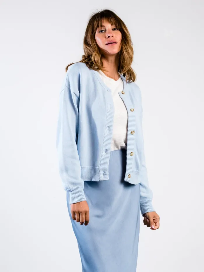 Sweaters Able Women Willow Classic Cardigan Chalk