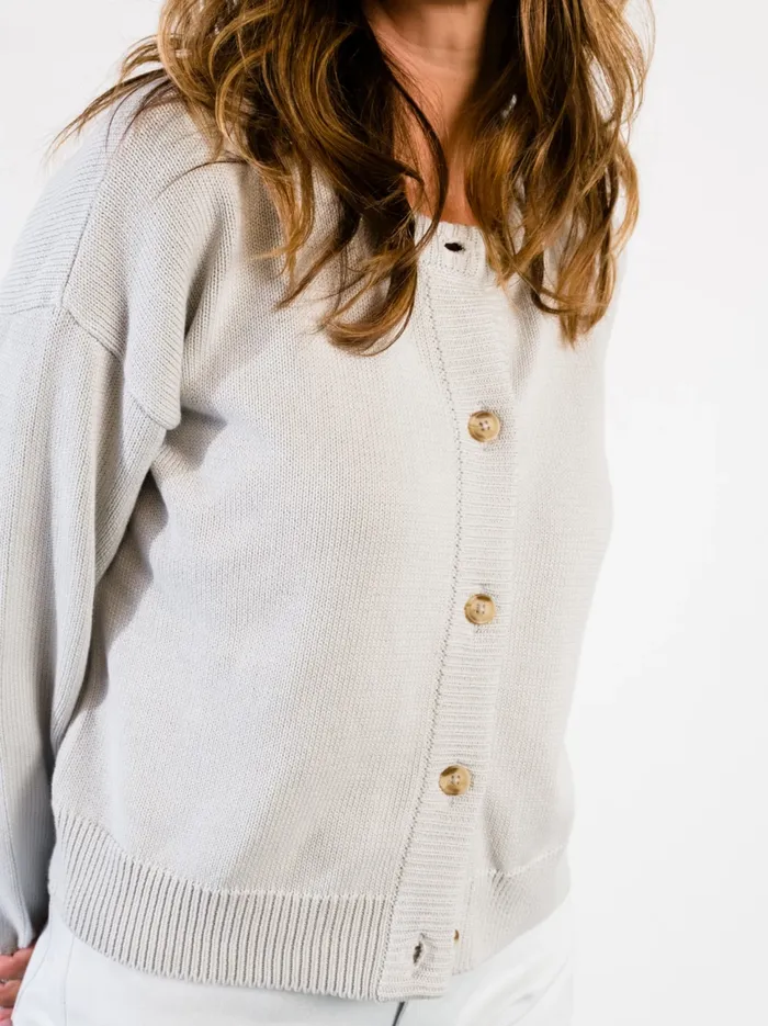 Sweaters Able Women Willow Classic Cardigan Chalk