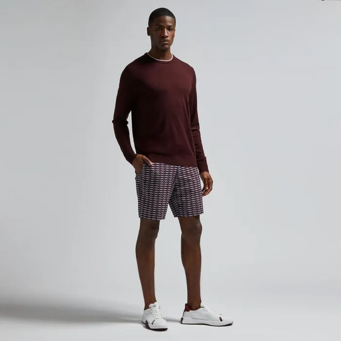 Sweaters Men GFORE MERINO WOOL BLEND CREWNECK SWEATER Port Sweaters Men GFORE MERINO WOOL BLEND CREWNECK SWEATER Port