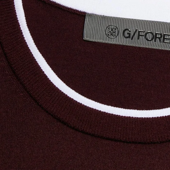 Sweaters Men GFORE MERINO WOOL BLEND CREWNECK SWEATER Port Sweaters Men GFORE MERINO WOOL BLEND CREWNECK SWEATER Port