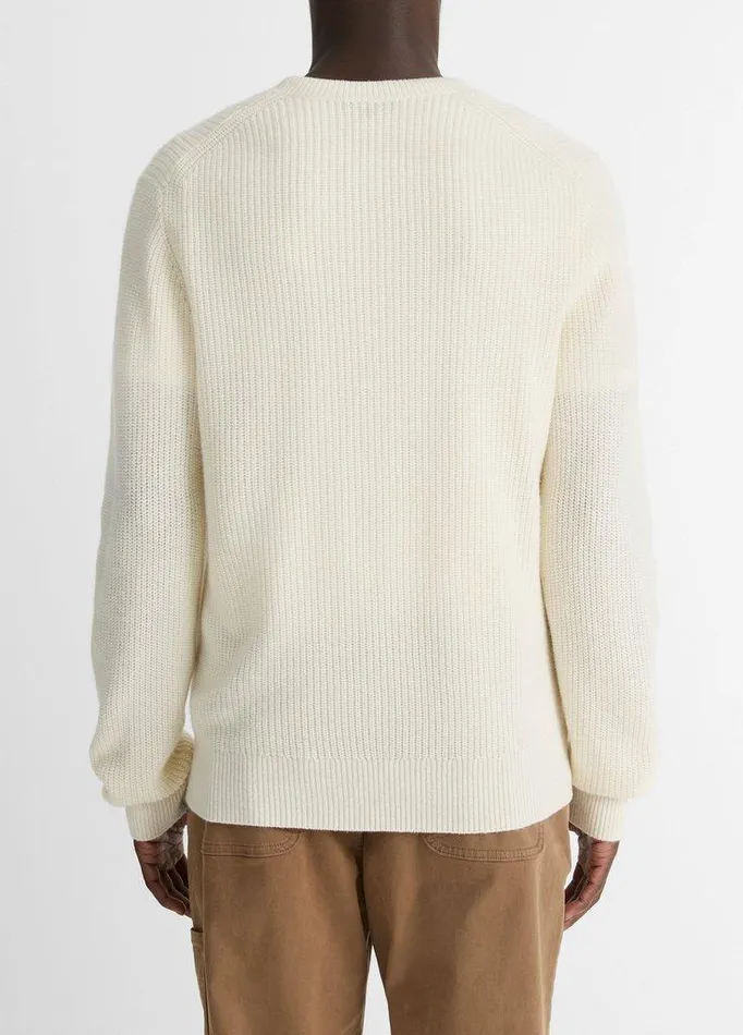 Sweaters Men Vince ShakerStitch WoolCashmere VNeck Sweater Bone Sweaters Men Vince ShakerStitch WoolCashmere VNeck Sweater Bone