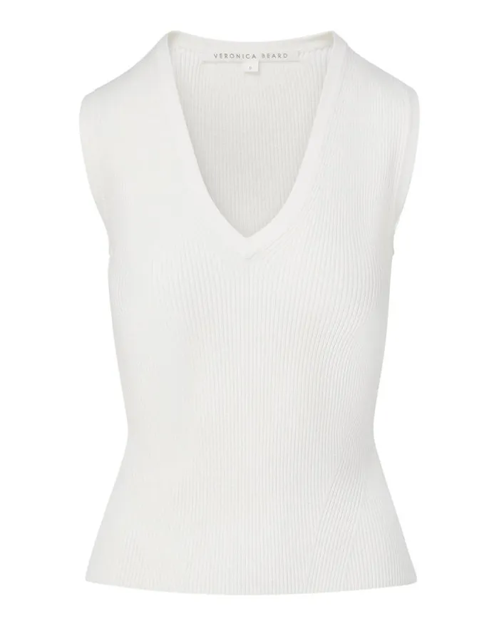 Sweaters Shop Veronica Beard Sid Sleeveless Pullover Black