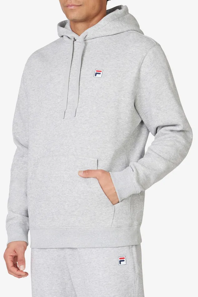 Sweatshirts and Hoodies Men Fila Classic Pullover Hoodie 050 Grey Heather