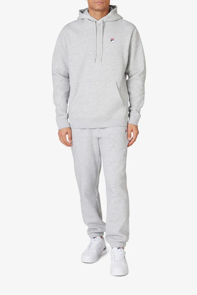 Sweatshirts and Hoodies Men Fila Classic Pullover Hoodie 050 Grey Heather