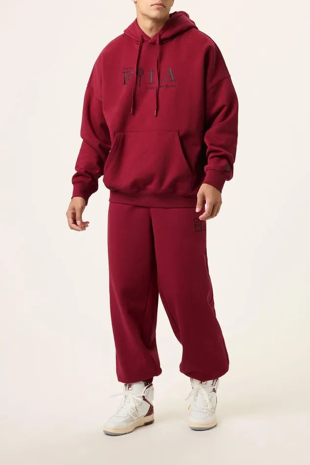 Sweatshirts and Hoodies Women Fila Casa Fila Country Club Hoodie 600 Tibetan Red Sweatshirts and Hoodies Women Fila Casa Fila Country Club Hoodie 600 Tibetan Red