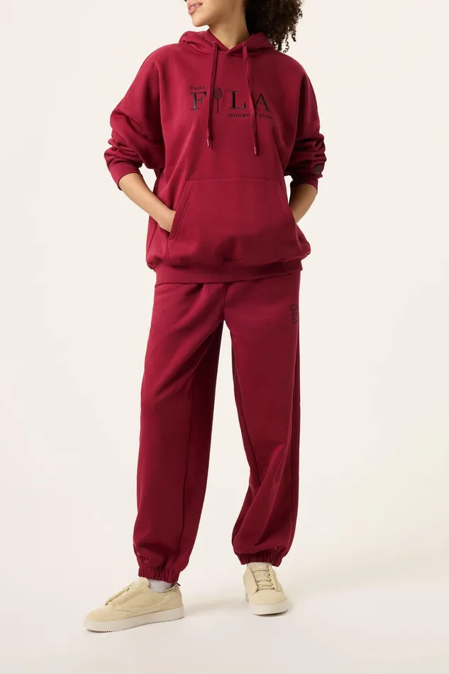 Sweatshirts and Hoodies Women Fila Casa Fila Country Club Hoodie 600 Tibetan Red Sweatshirts and Hoodies Women Fila Casa Fila Country Club Hoodie 600 Tibetan Red