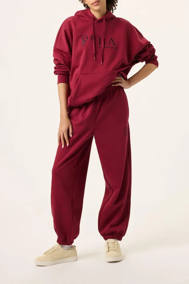 Sweatshirts and Hoodies Women Fila Casa Fila Country Club Hoodie 600 Tibetan Red Sweatshirts and Hoodies Women Fila Casa Fila Country Club Hoodie 600 Tibetan Red