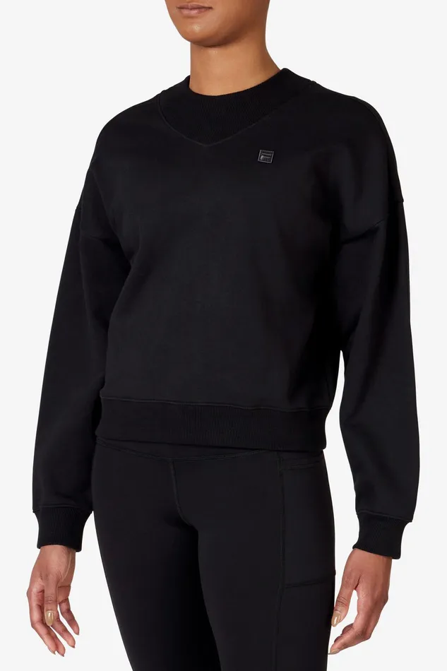 Sweatshirts and Hoodies Women Fila Elevated Essentials Crew