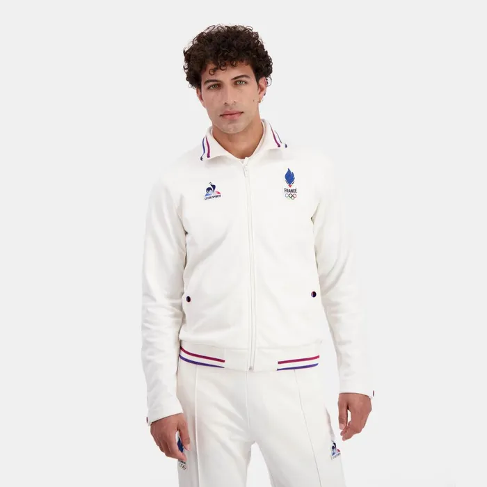 Sweatshirts Men Le Coq Sportif France039s Olympic Team ZipUp Sweatshirtshirt