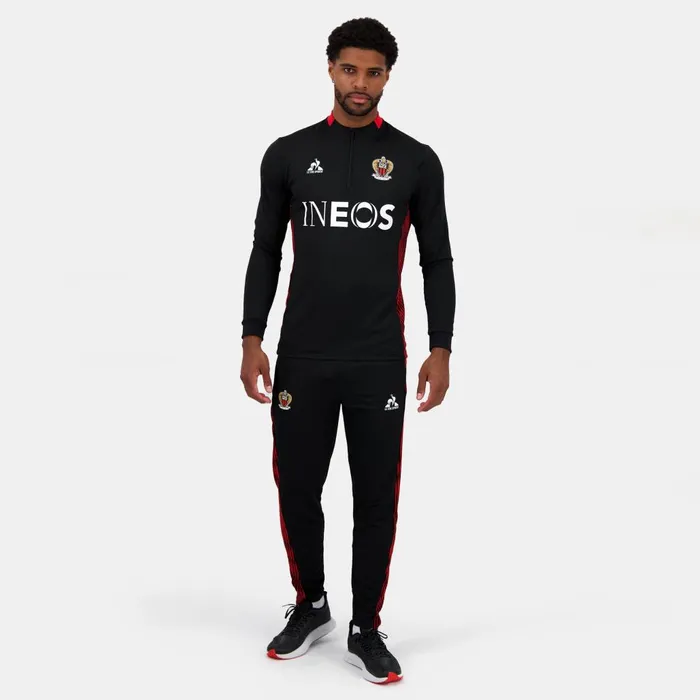 Sweatshirts Men Le Coq Sportif OGC Nice 8211 Training Resistance Sweatshirt Black