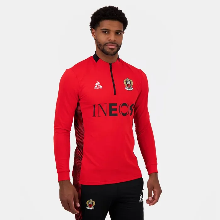 Sweatshirts Men Le Coq Sportif OGC Nice 8211 Training Resistance Sweatshirt Red N Sweatshirts Men Le Coq Sportif OGC Nice 8211 Training Resistance Sweatshirt Red N