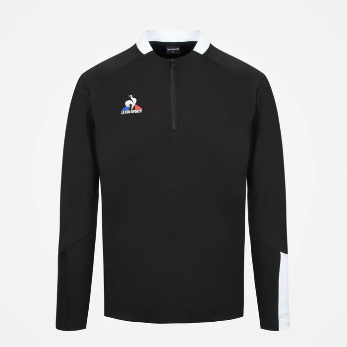 Sweatshirts Men Le Coq Sportif Training Sweatshirt Black Sweatshirts Men Le Coq Sportif Training Sweatshirt Black