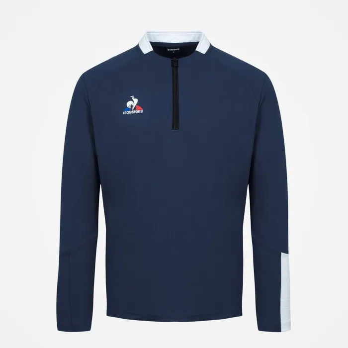Sweatshirts Men Le Coq Sportif Training Sweatshirt Dress Blues Sweatshirts Men Le Coq Sportif Training Sweatshirt Dress Blues