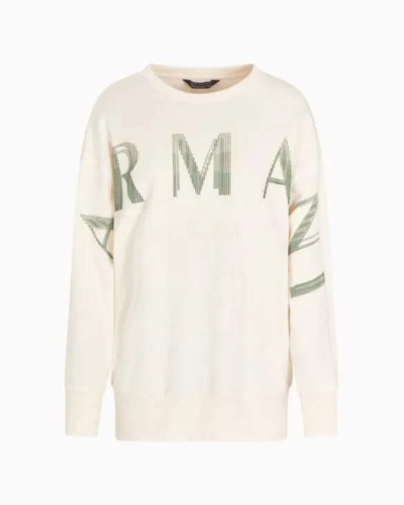 Sweatshirts Without Hood White Women Armani Matching Sets