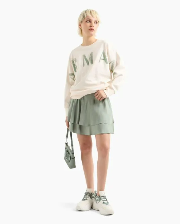 Sweatshirts Without Hood White Women Armani Matching Sets Sweatshirts Without Hood White Women Armani Matching Sets