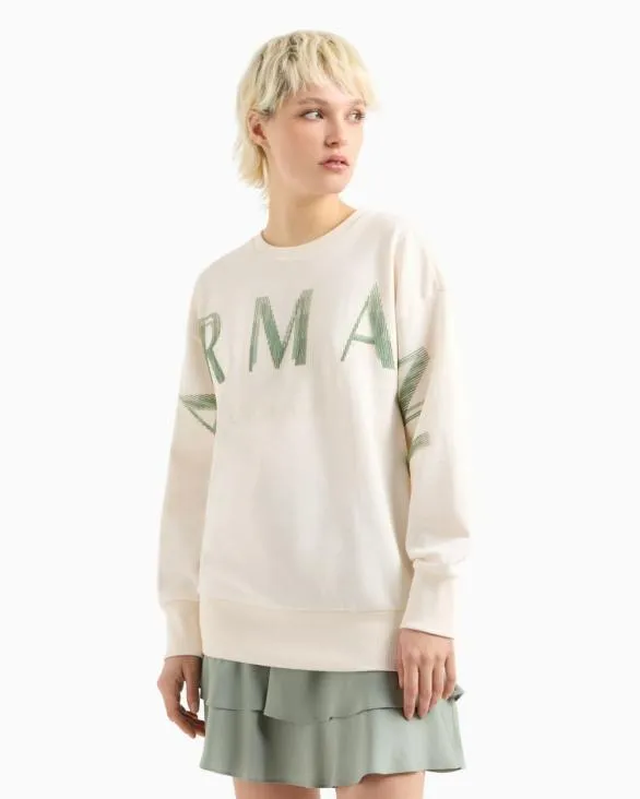 Sweatshirts Without Hood White Women Armani Matching Sets Sweatshirts Without Hood White Women Armani Matching Sets