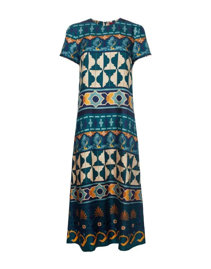 Swing Dress Casareale Place Emerald Women La Double J Dresses Swing Dress Casareale Place Emerald Women La Double J Dresses