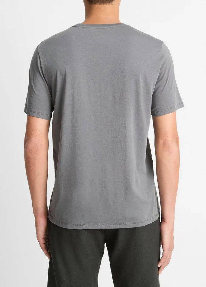 TShirts and Polos Men Vince Pima Cotton Crew Neck TShirt Raincloud TShirts and Polos Men Vince Pima Cotton Crew Neck TShirt Raincloud