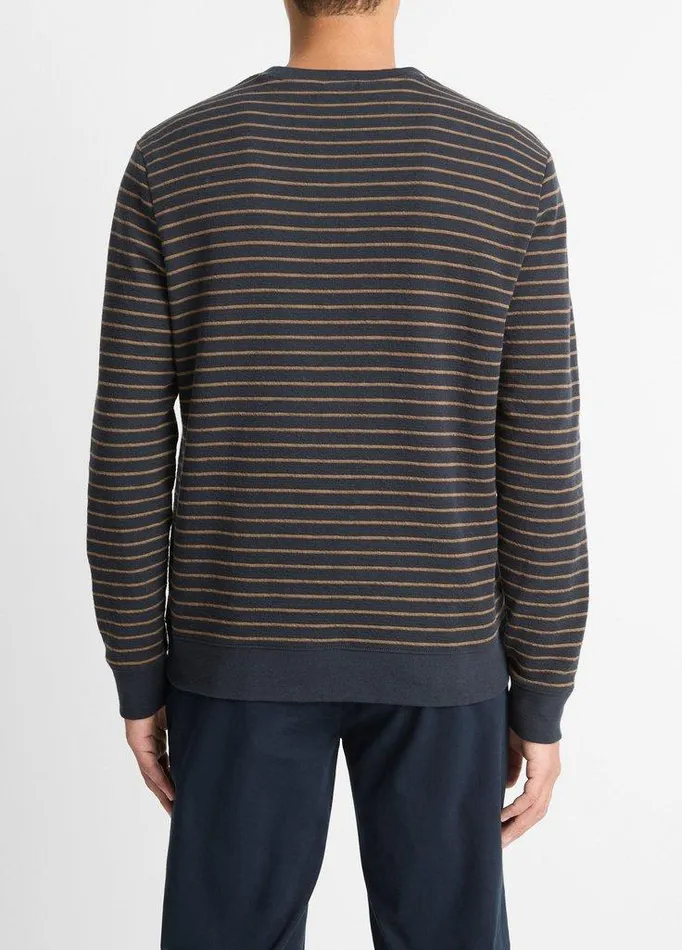 TShirts and Polos Men Vince Slub Stripe CottonBlend LongSleeve TShirt Coastalcedar TShirts and Polos Men Vince Slub Stripe CottonBlend LongSleeve TShirt Coastalcedar