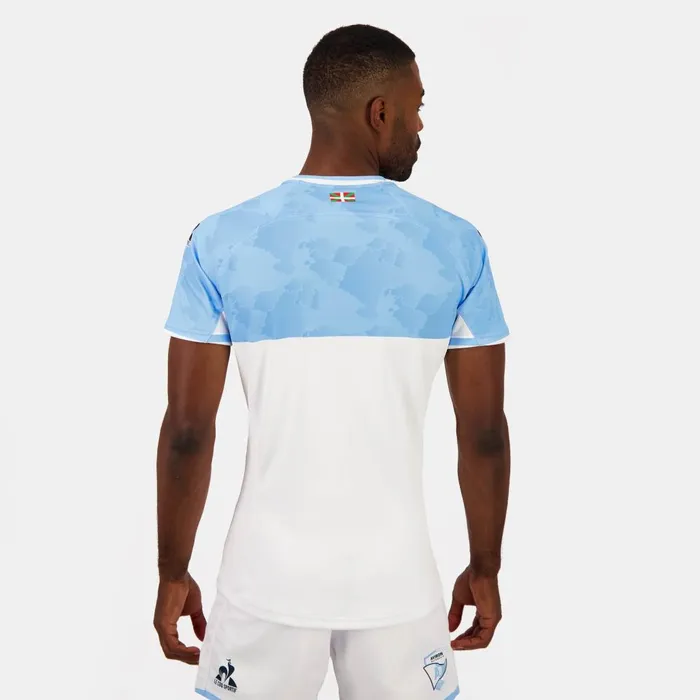 Tshirts And Tops Men Le Coq Sportif Aviron Bayonnais 8211 Match Outfit TShirt Fly Bluenew Optical White