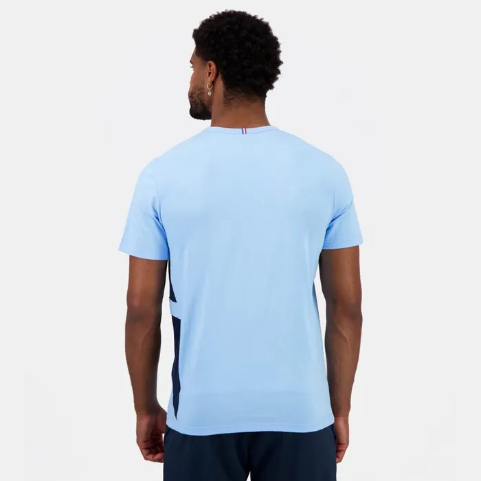 Tshirts And Tops Men Le Coq Sportif Aviron Bayonnais TShirt Fly Blue