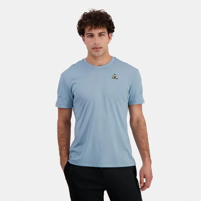 Tshirts And Tops Men Le Coq Sportif Coq D039or TShirt Faded Denim