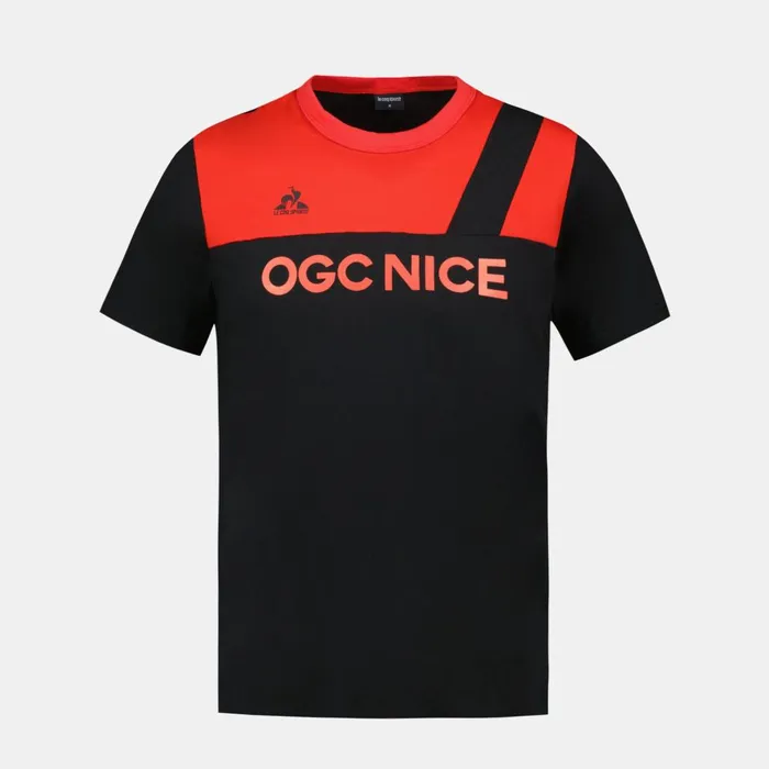 Tshirts And Tops Men Le Coq Sportif OGC Nice TShirt Blackred N
