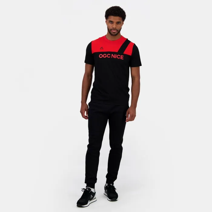 Tshirts And Tops Men Le Coq Sportif OGC Nice TShirt Blackred N