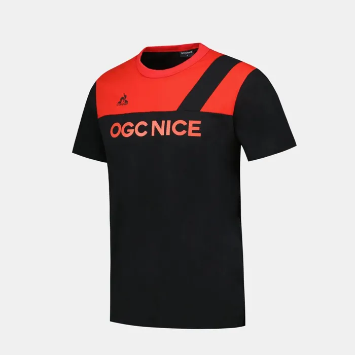 Tshirts And Tops Men Le Coq Sportif OGC Nice TShirt Blackred N