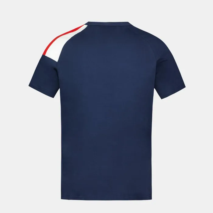Tshirts And Tops Men Le Coq Sportif Tricolore Tshirt Homme Dress Blues