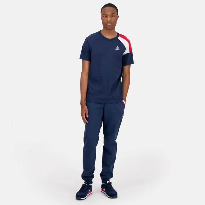 Tshirts And Tops Men Le Coq Sportif Tricolore Tshirt Homme Dress Blues