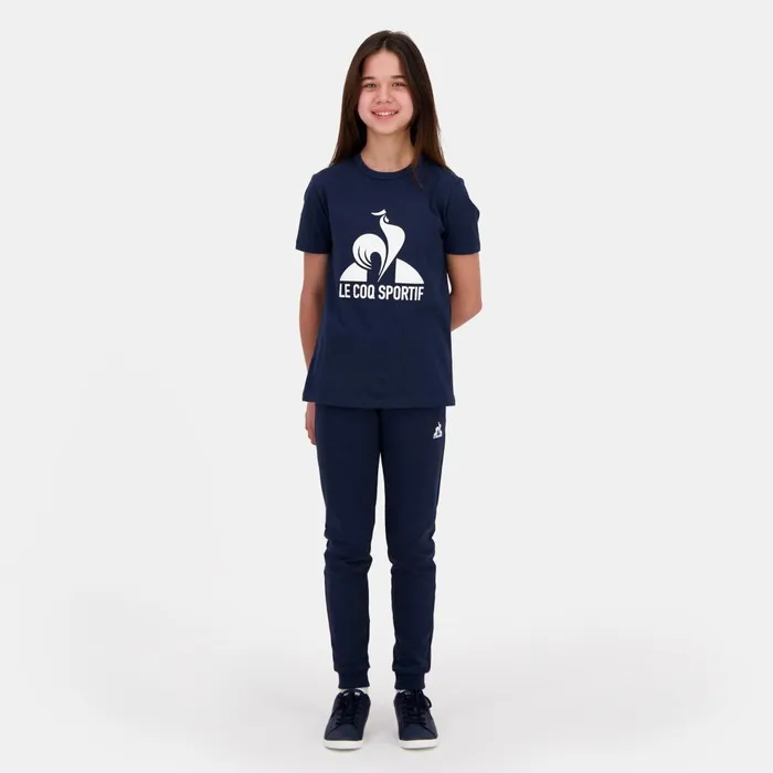 Tshirts Kids Le Coq Sportif Essentiels TShirt Kids Dress Blues Tshirts Kids Le Coq Sportif Essentiels TShirt Kids Dress Blues