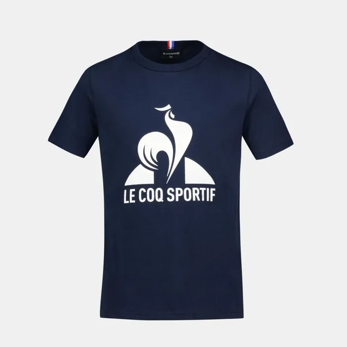 Tshirts Kids Le Coq Sportif Essentiels TShirt Kids Dress Blues Tshirts Kids Le Coq Sportif Essentiels TShirt Kids Dress Blues