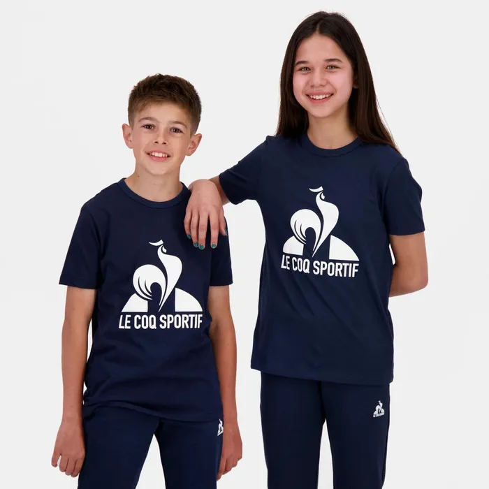Tshirts Kids Le Coq Sportif Essentiels TShirt Kids Dress Blues Tshirts Kids Le Coq Sportif Essentiels TShirt Kids Dress Blues