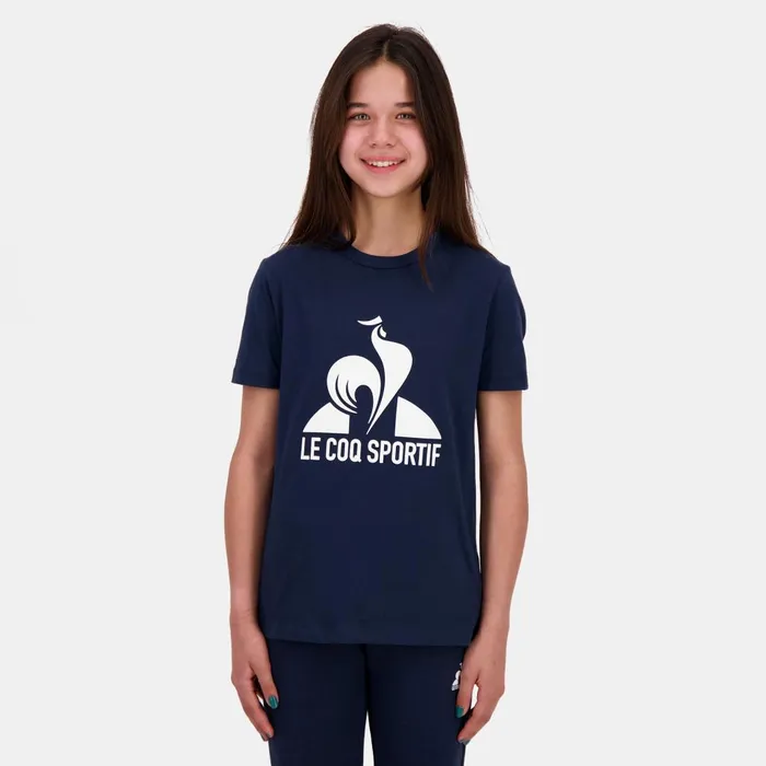 Tshirts Kids Le Coq Sportif Essentiels TShirt Kids Dress Blues Tshirts Kids Le Coq Sportif Essentiels TShirt Kids Dress Blues