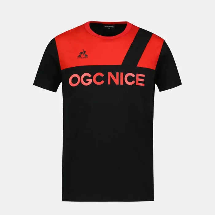 Tshirts Kids Le Coq Sportif OGC Nice TShirt Kids Blackred N