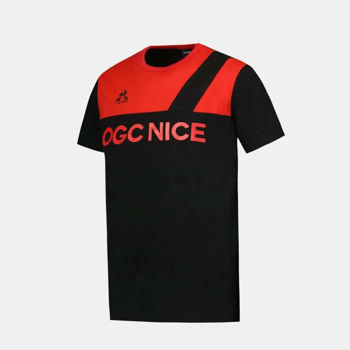 Tshirts Kids Le Coq Sportif OGC Nice TShirt Kids Blackred N