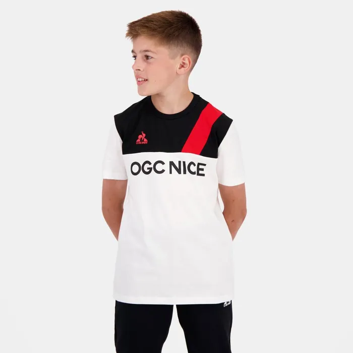Tshirts Kids Le Coq Sportif OGC Nice TShirt Kids Nowblack