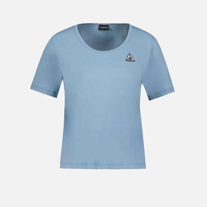 Tshirts Polos Shirts And Tops Women Le Coq Sportif Essentiels Tshirt Femme Faded Denim Tshirts Polos Shirts And Tops Women Le Coq Sportif Essentiels Tshirt Femme Faded Denim