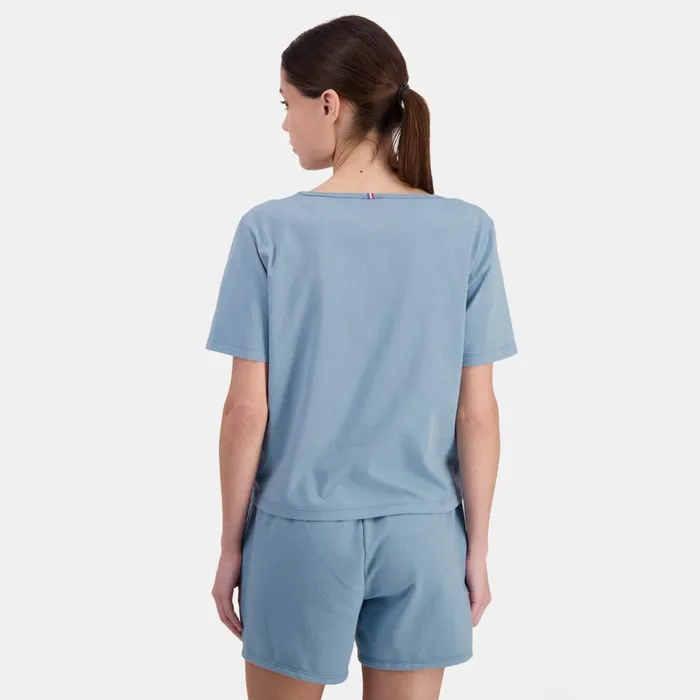 Tshirts Polos Shirts And Tops Women Le Coq Sportif Essentiels Tshirt Femme Faded Denim Tshirts Polos Shirts And Tops Women Le Coq Sportif Essentiels Tshirt Femme Faded Denim