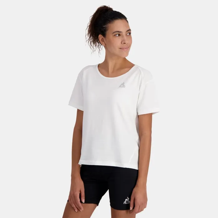 Tshirts Polos Shirts And Tops Women Le Coq Sportif Training Performance TShirt New Optical White Tshirts Polos Shirts And Tops Women Le Coq Sportif Training Performance TShirt New Optical White
