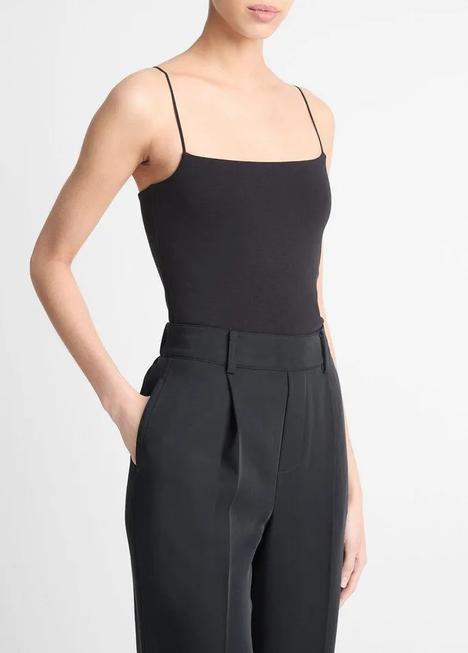 TShirts Women Vince Pima Cotton Camisole Black TShirts Women Vince Pima Cotton Camisole Black