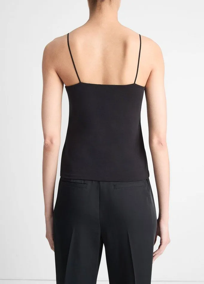 TShirts Women Vince Pima Cotton Camisole Black TShirts Women Vince Pima Cotton Camisole Black