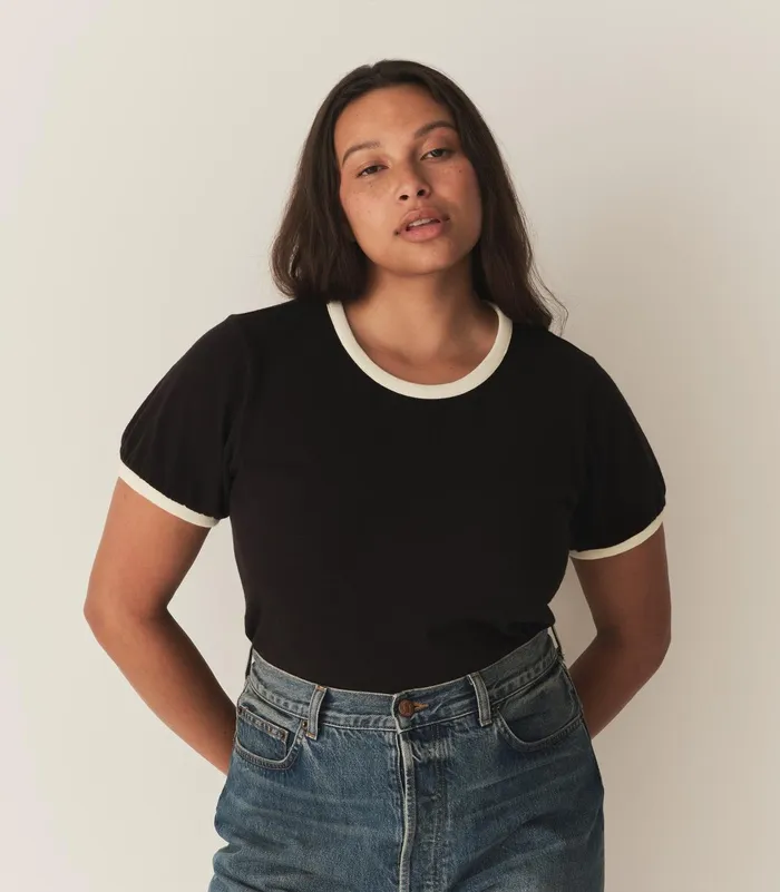 Tees Women DEN Mandi Tee Black Tees Women DEN Mandi Tee Black