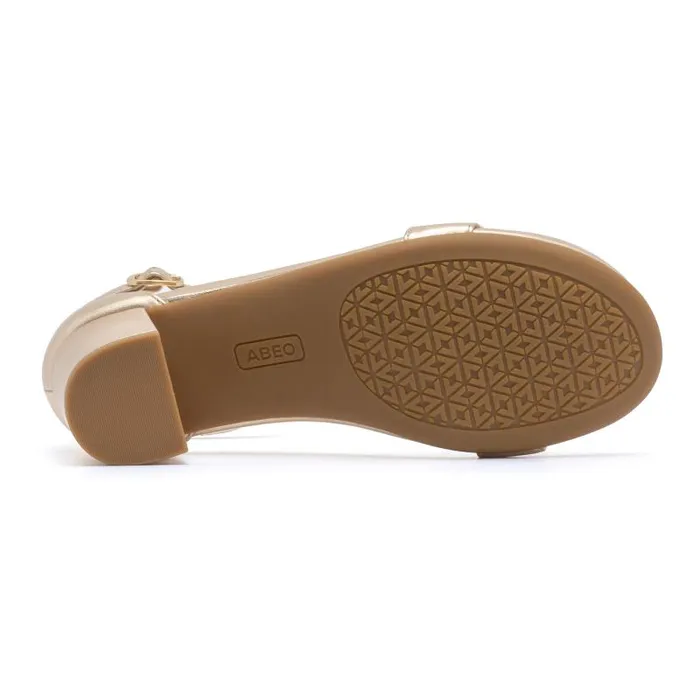 Tempo Strap Metatarsal Gold Womens Abeo Dress
